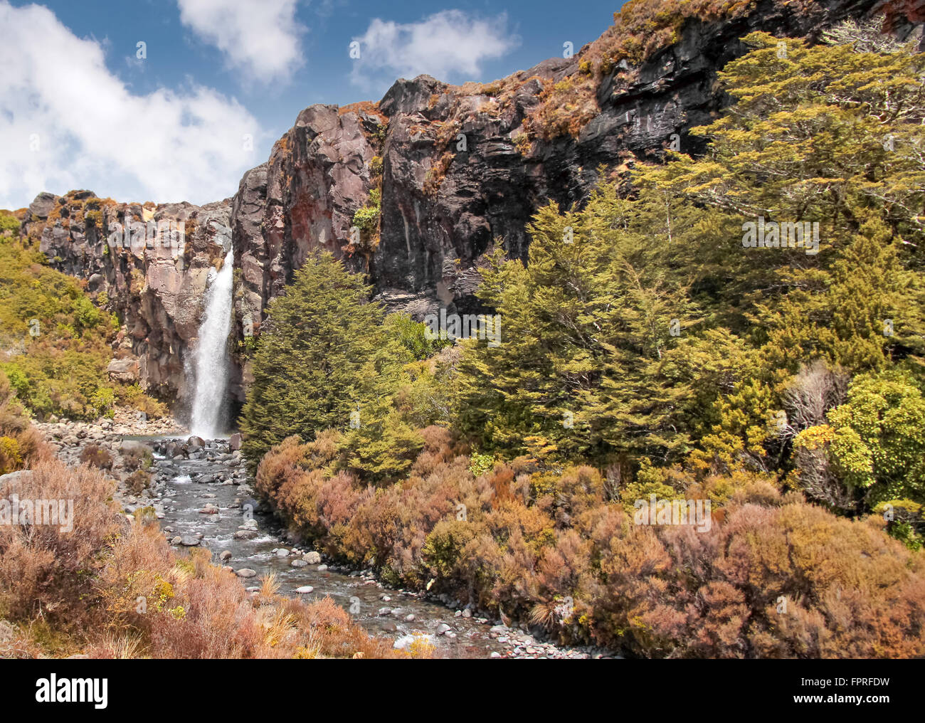 Paisaje natural y montañas de Manawatu-Wanganui en Nueva Zelanda